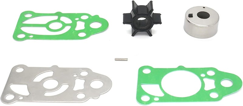 QUICKMARINER 16159A2 Water Pump Impeller Repair Kit for Mercury Marine & Tohatsu 2 2.5 3 3.3 HP Outboard Motor Replacement 8M0080264 889246A16 3AB-87322-0 3F0-87322-1 - Image 5